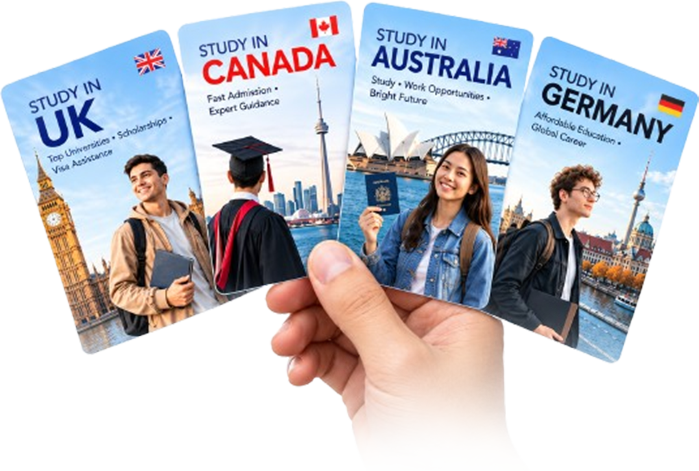 Study Abroad in UK, Canada, Australia, and Germany