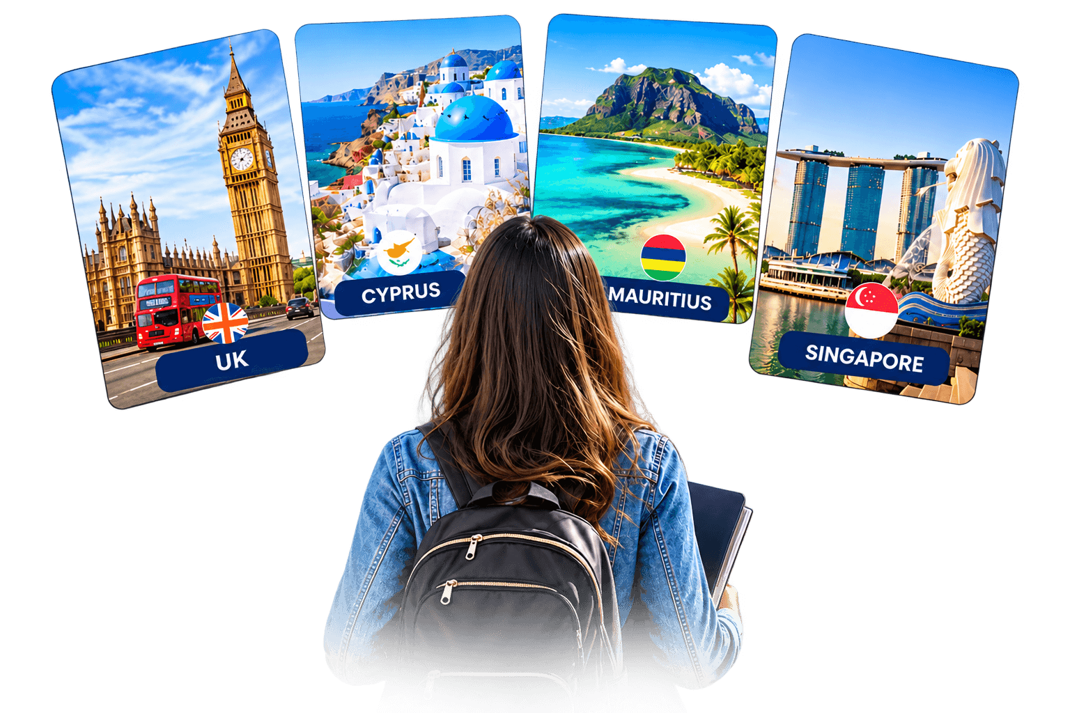 Student exploring study destinations with GlobeAI